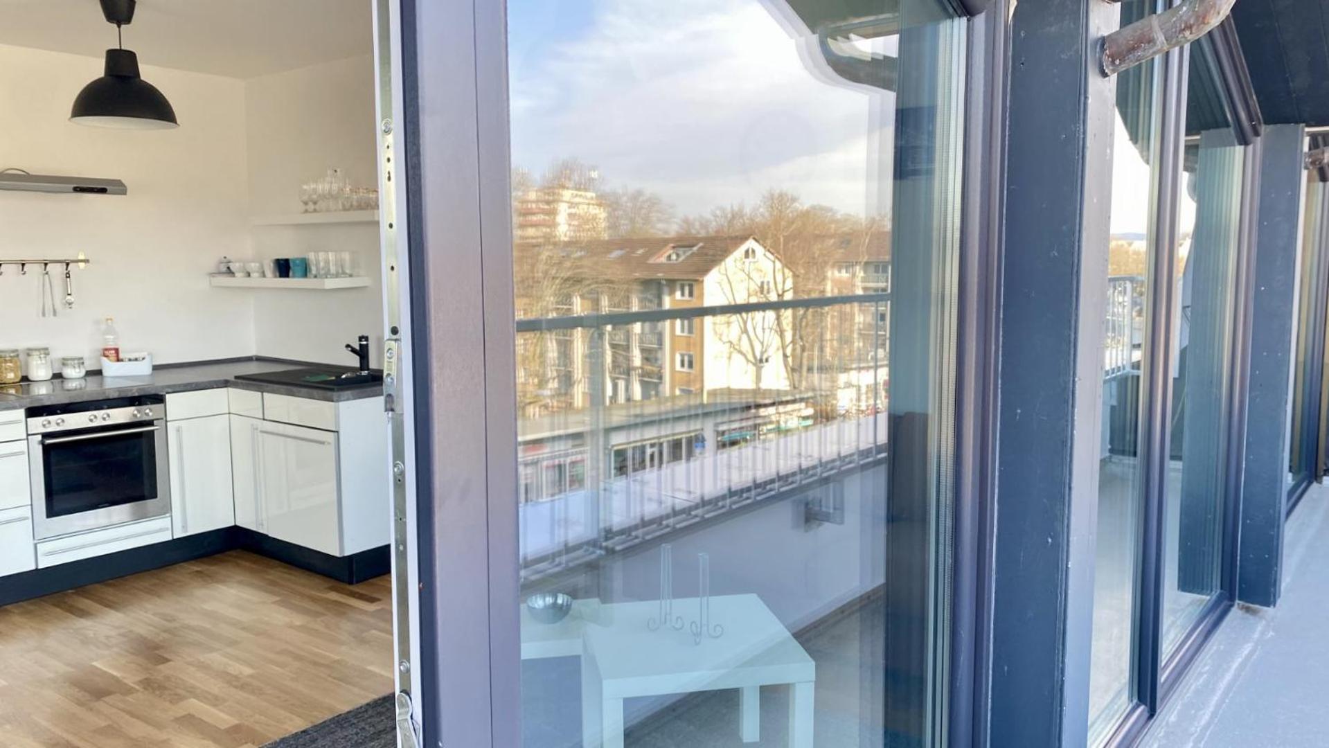 Schoenes Erwachen Im Frankfurter Penthouse Frankfurt am Main Luaran gambar